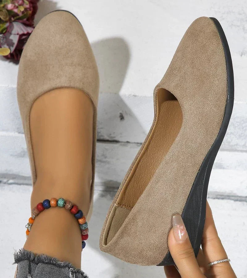 Roxie | Slip On Comfort Wedge Flat Shoes