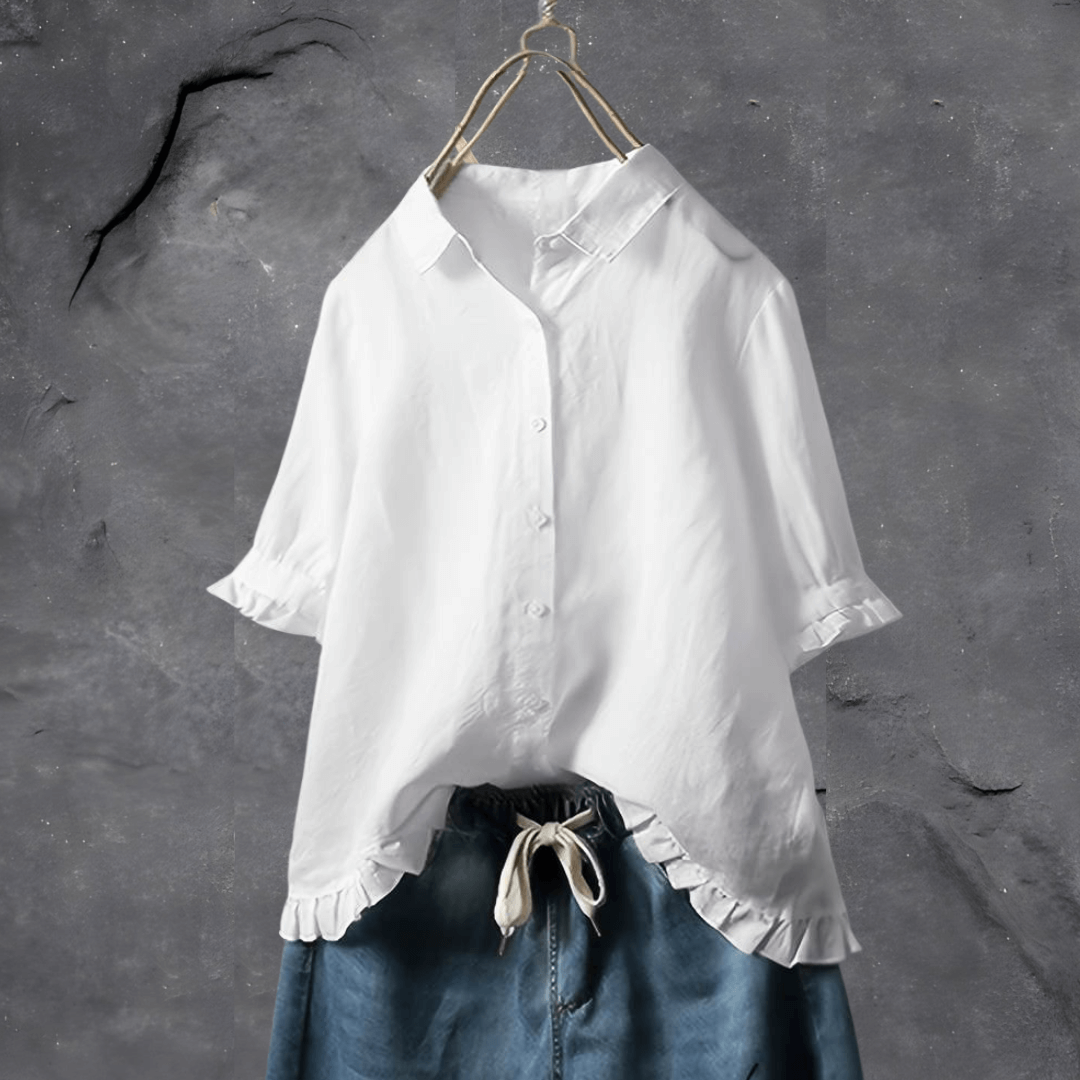 Meagan | Short Sleeve Button Shirt