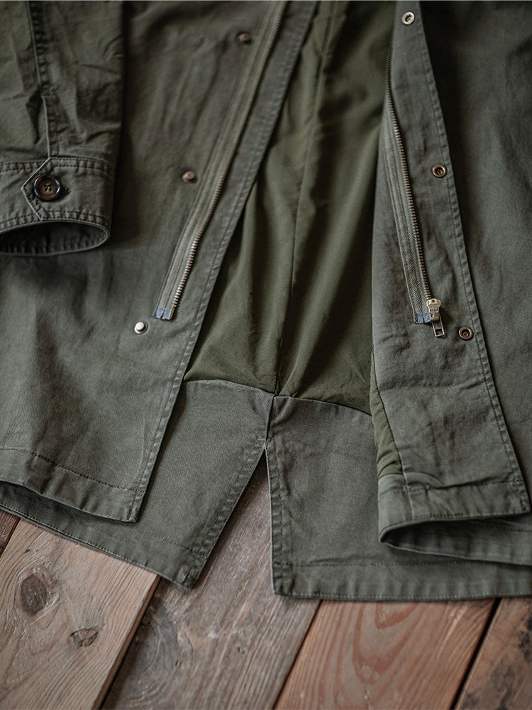 Engelbert | Hooded Longline Drawstring Parka Jacket