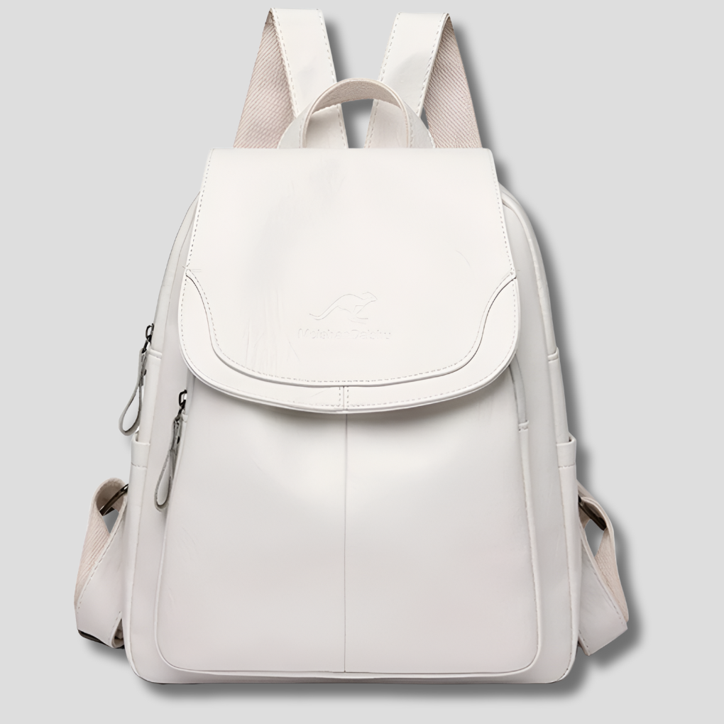UrbanMuse | Backpack With Flap Top and Side Pockets