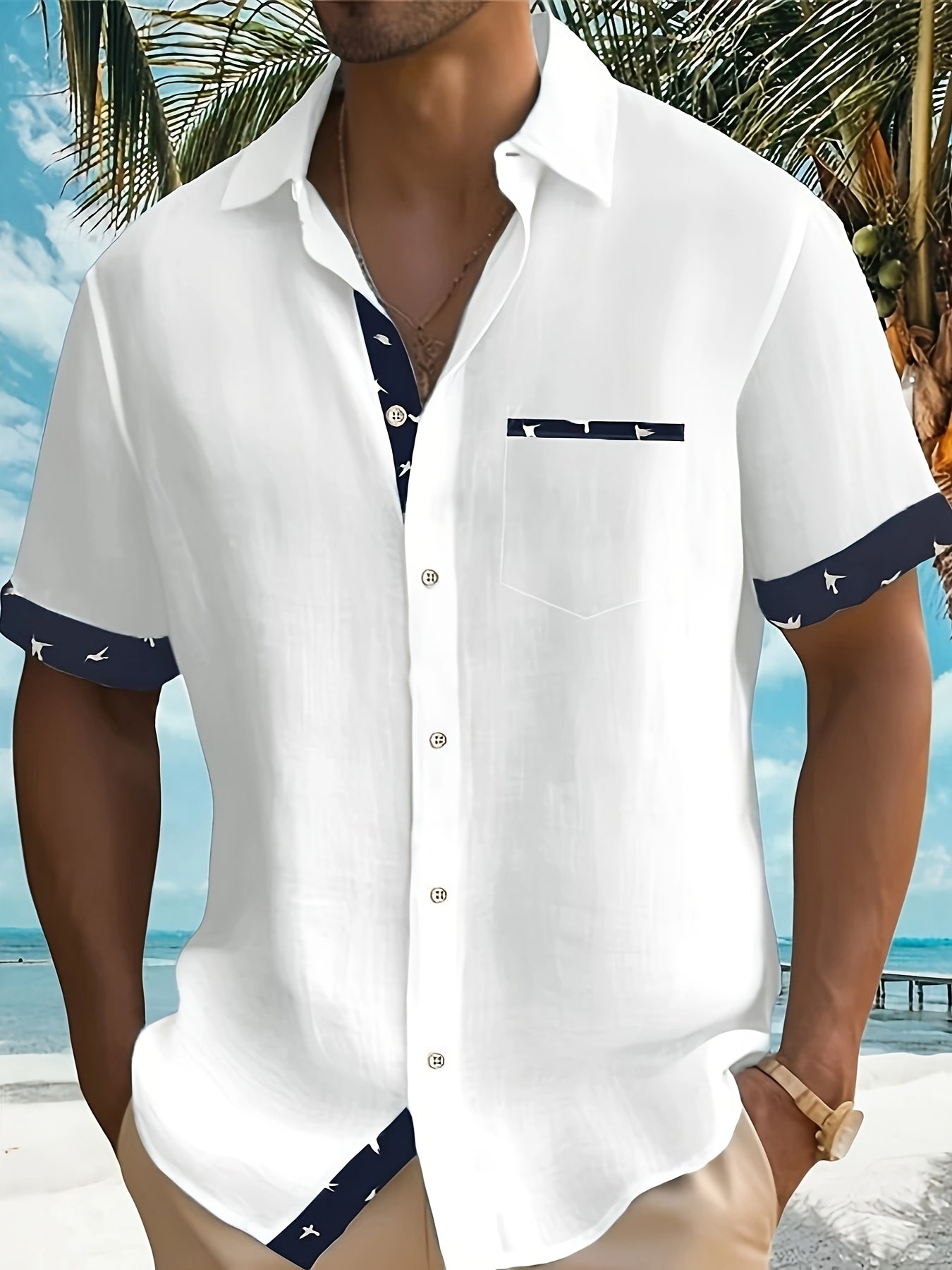 Julio - Short Sleeve Button Front Shirt
