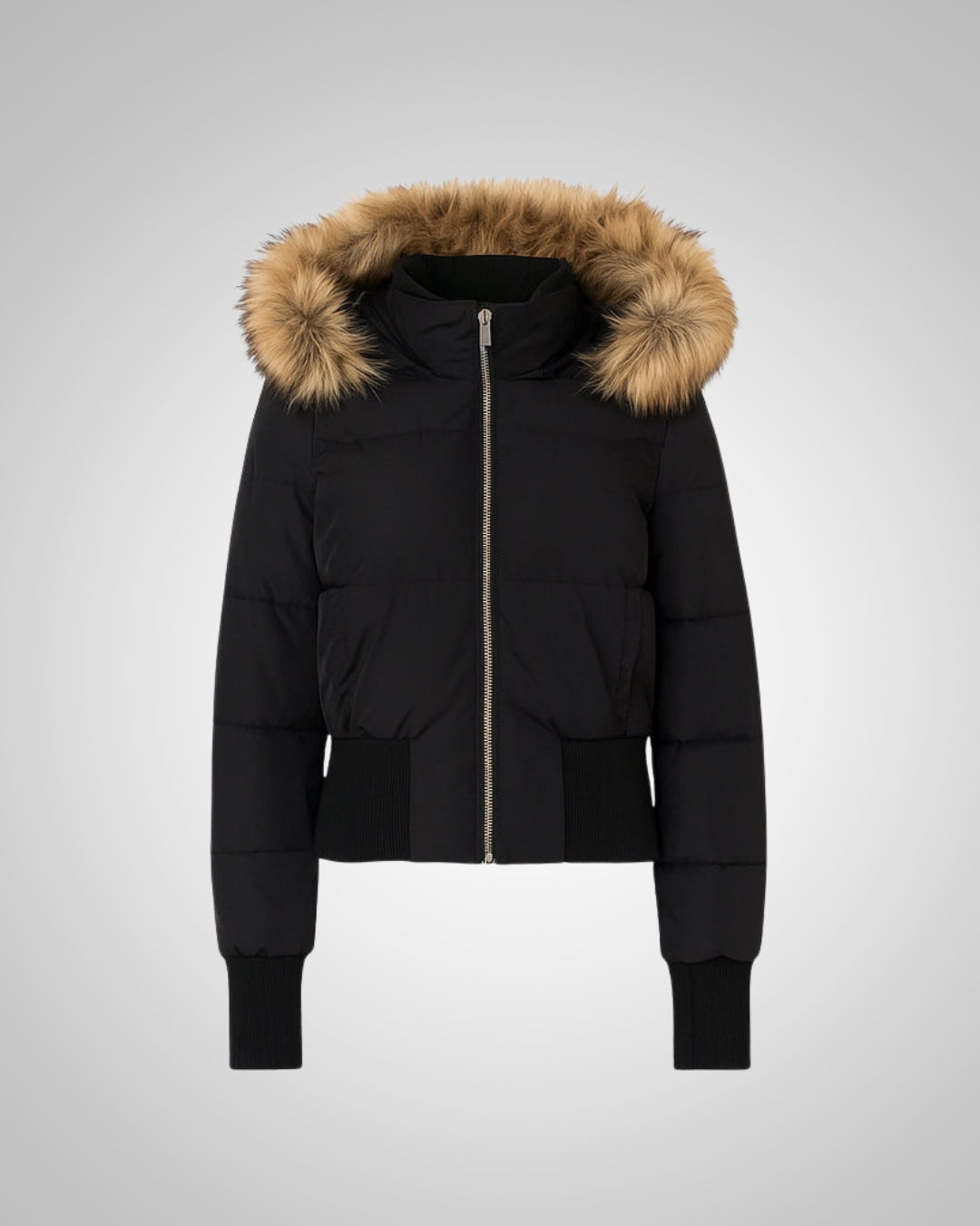 Isabel | Puffer Jacket with Faux Fur Hood