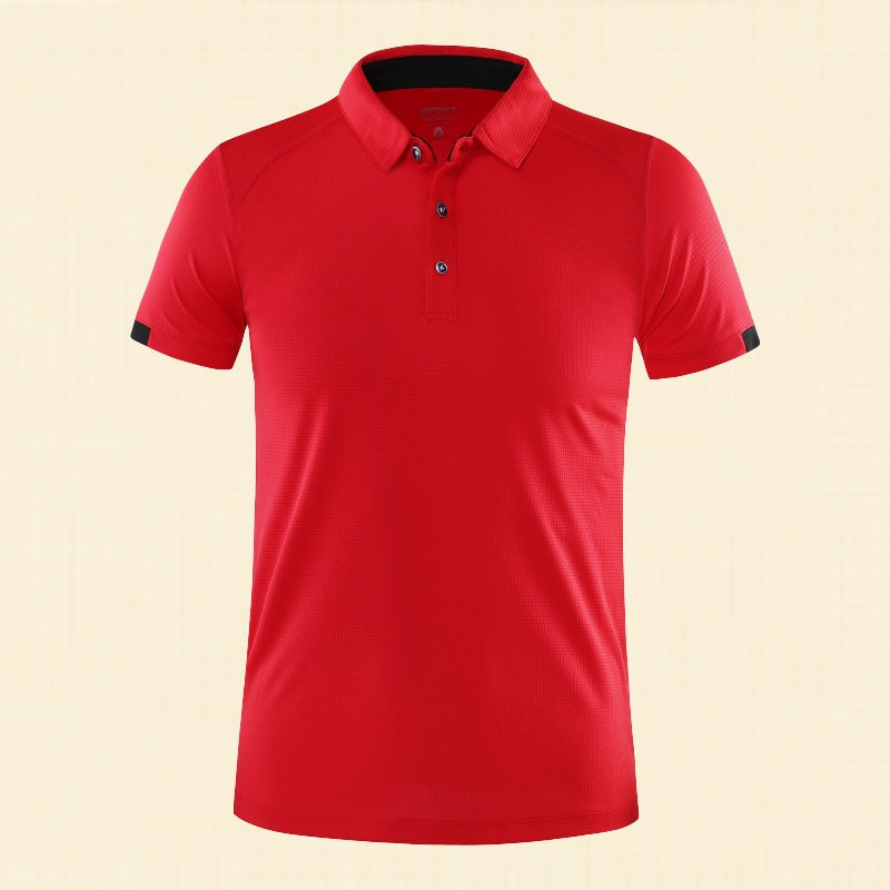 Balaguer | Short Sleeve Contrast Trim Polo Shirt