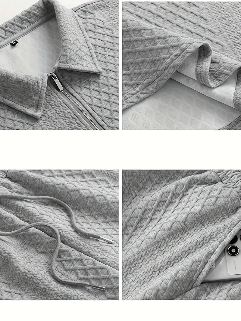 Francisco | Textured Short Sleeve Polo Set