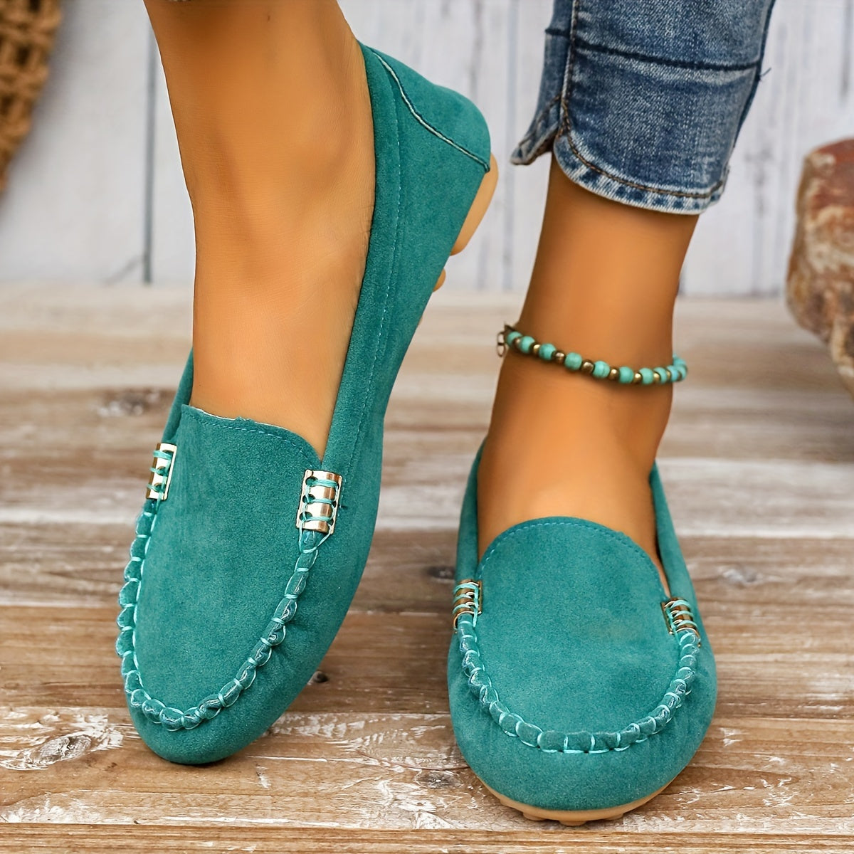 Mitsuko | Slip-On Round Toe Casual Loafers