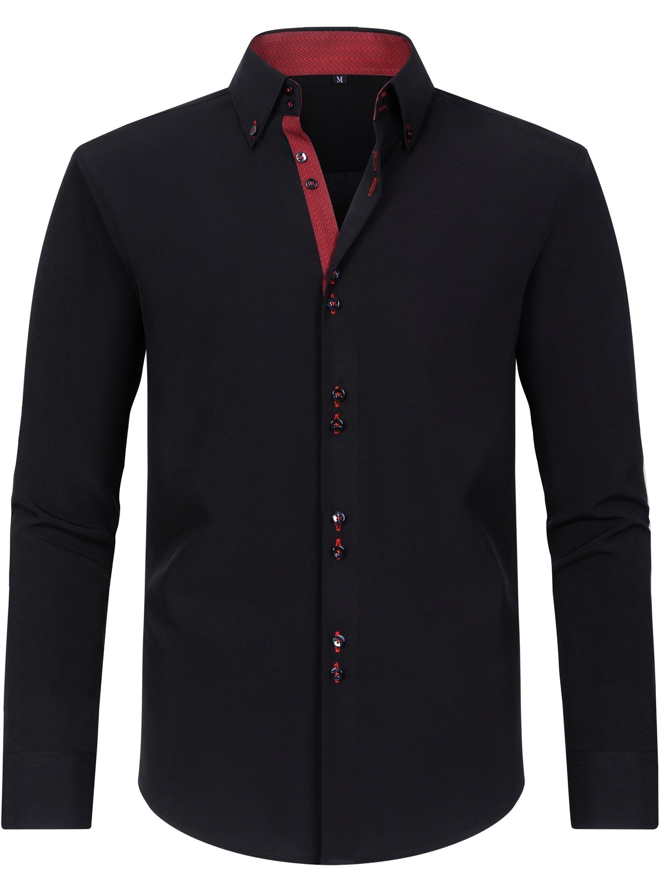 Remco | Button-Up Shirt with Contrast Collar Trim
