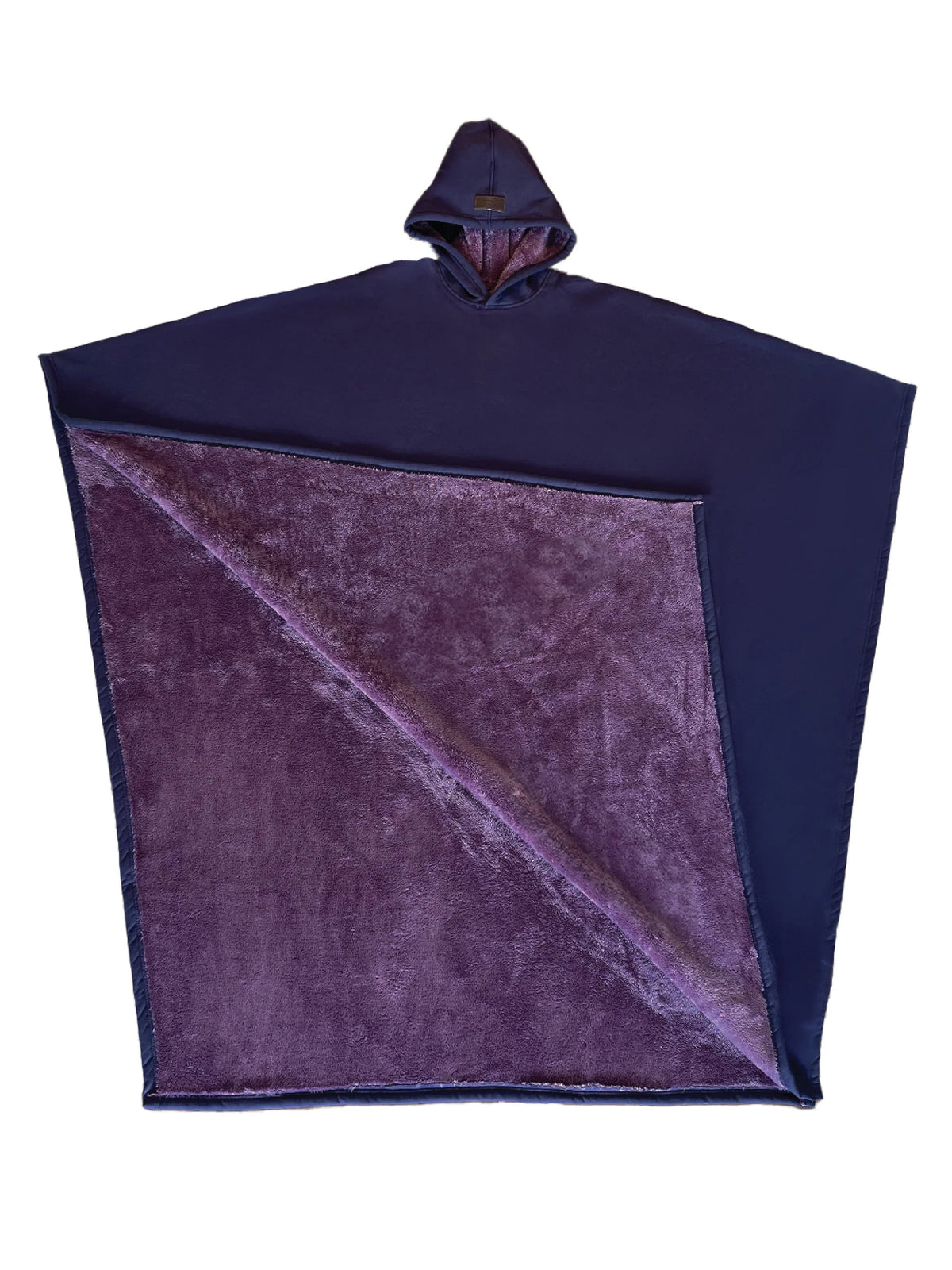 VelvetNomad | Hooded Blanket Poncho With Soft-Looking Lining