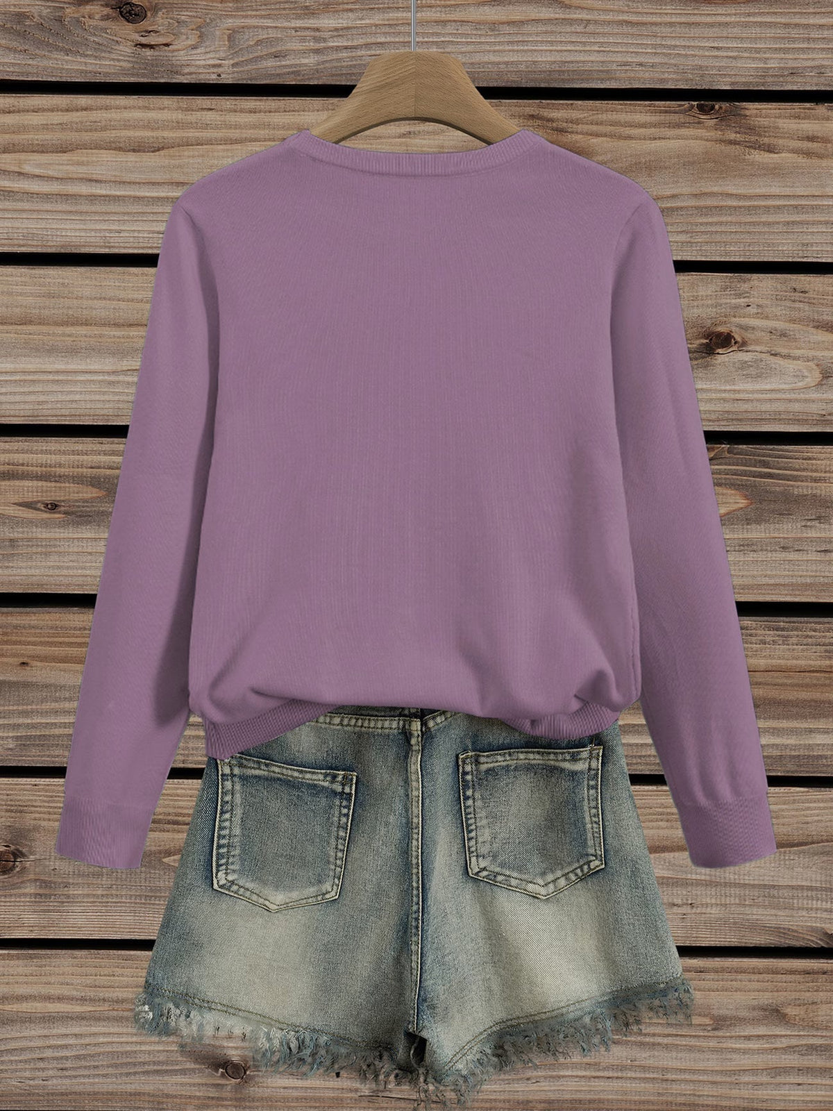 Adelurella | Elegant Long Sleeve Floral Sweater