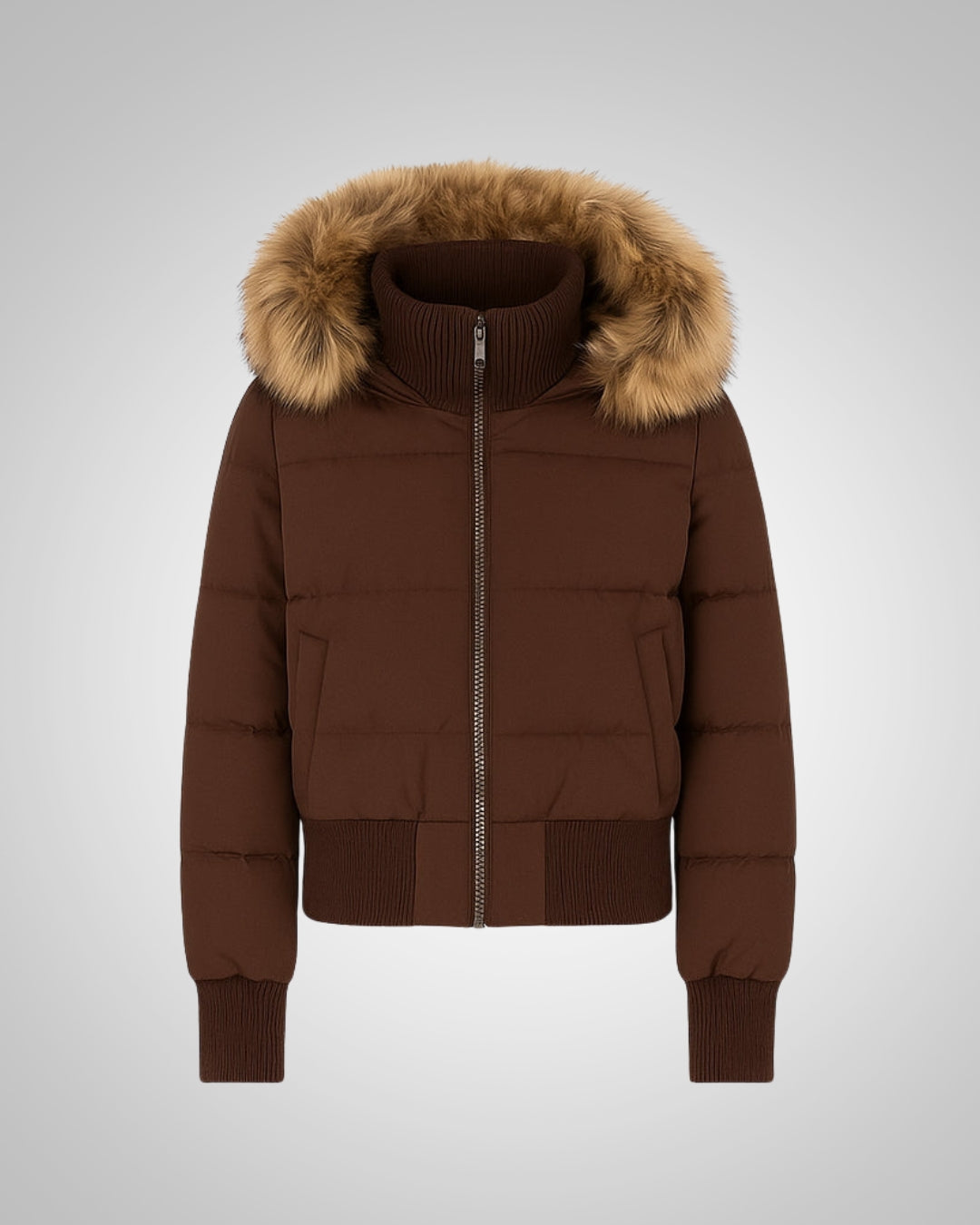 Isabel | Puffer Jacket with Faux Fur Hood
