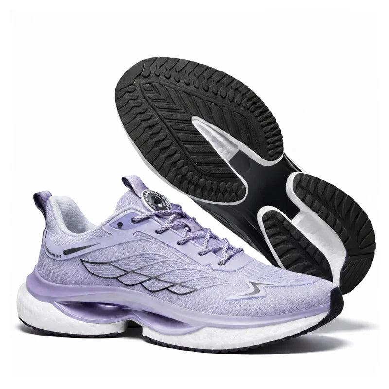 Lynda | Athletic Sneakers With Lace-Up Side Pattern