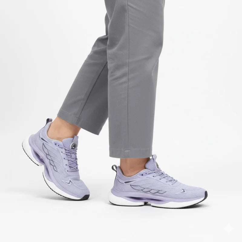Lynda | Athletic Sneakers With Lace-Up Side Pattern