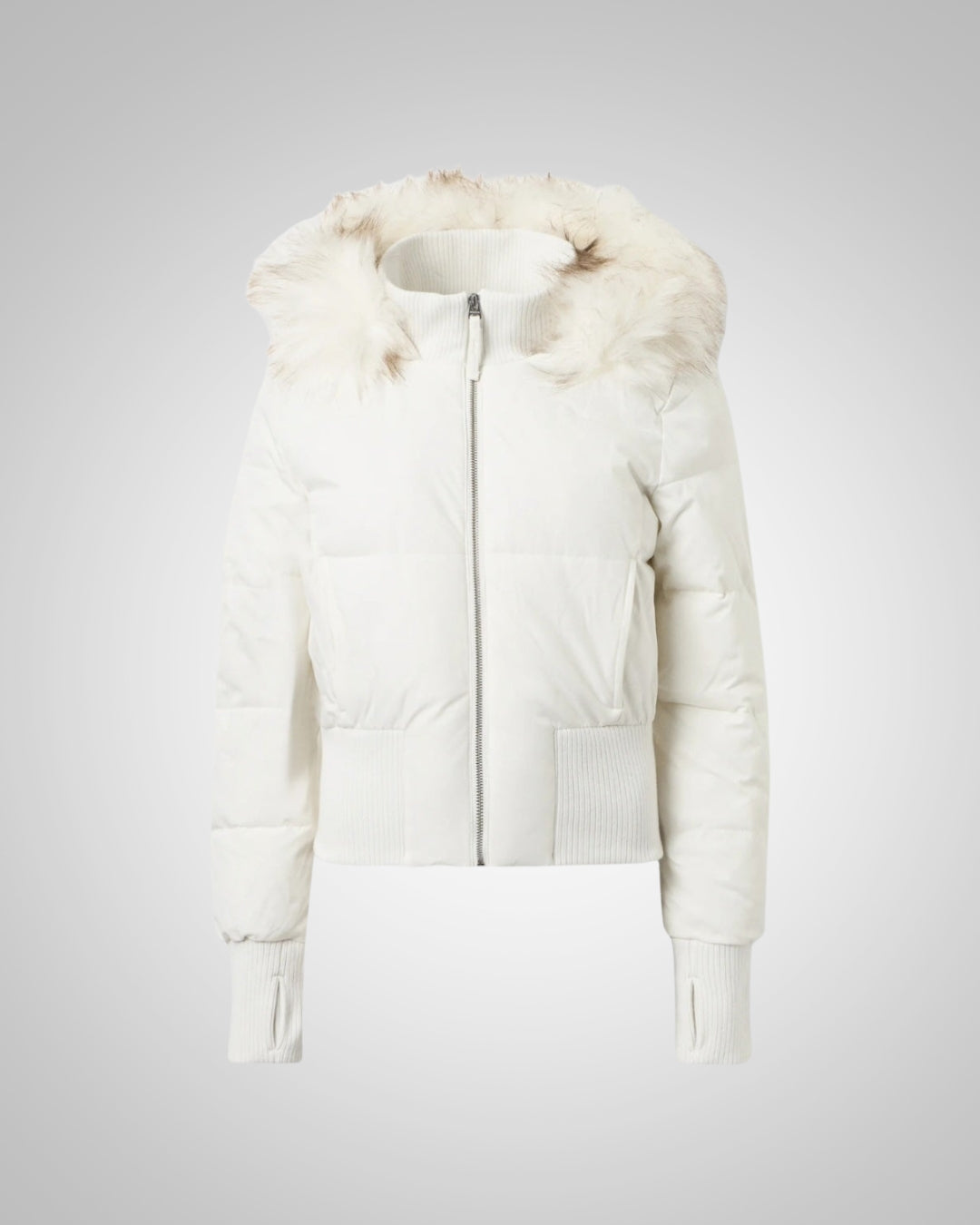 Isabel | Puffer Jacket with Faux Fur Hood
