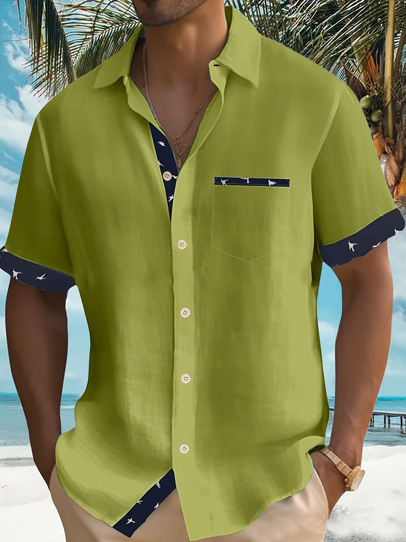 Julio - Short Sleeve Button Front Shirt