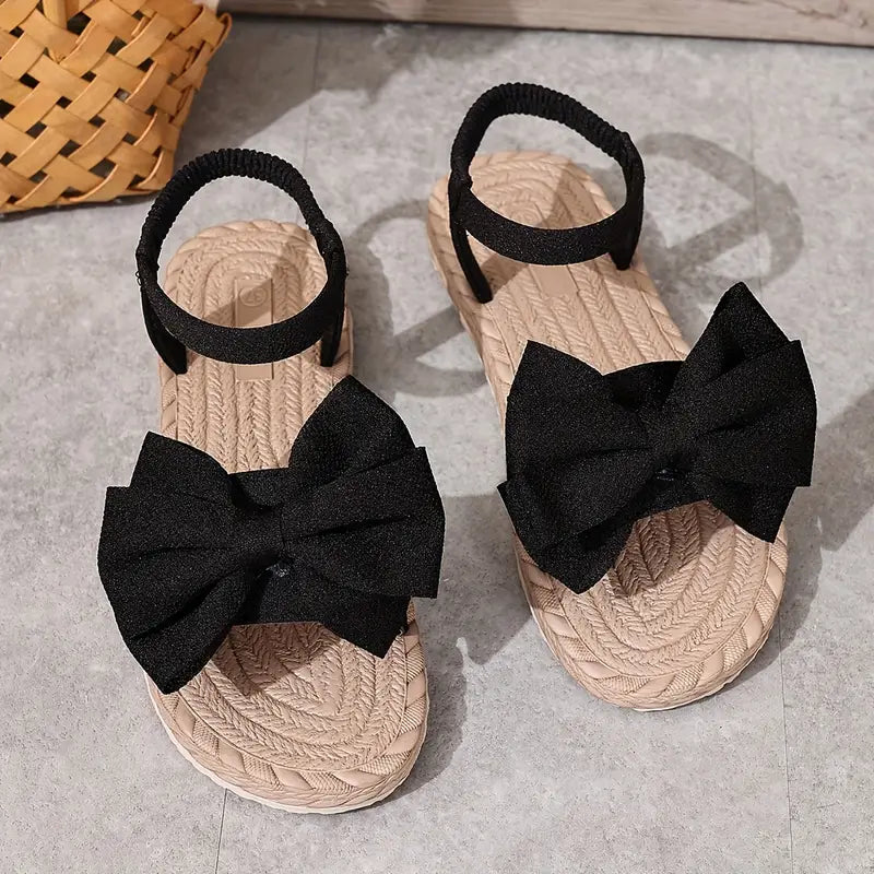 Michela | Bow Knot Open Toe Ankle Strap Sandals