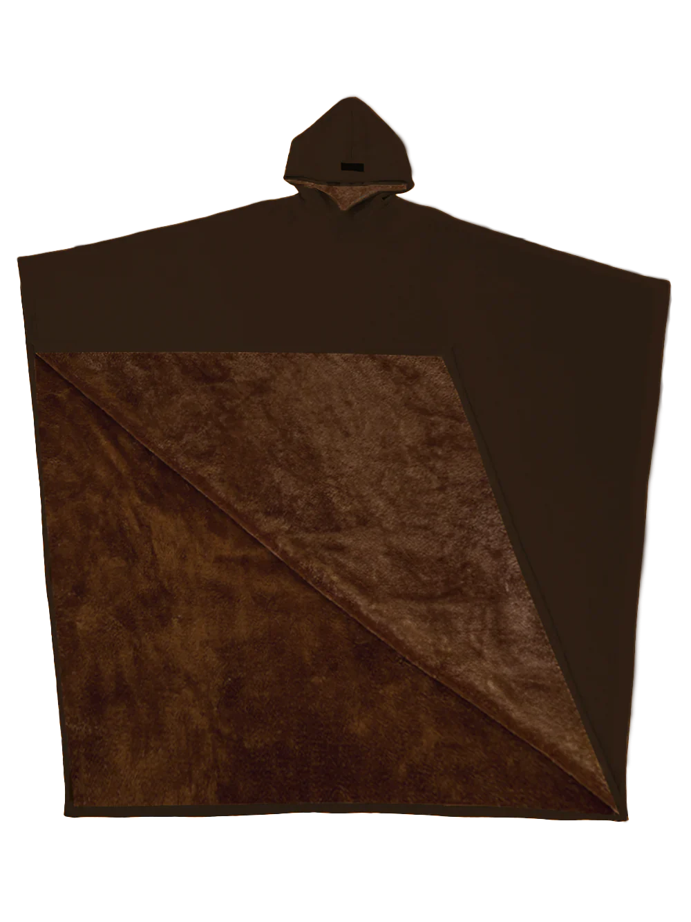 VelvetNomad | Hooded Blanket Poncho With Soft-Looking Lining