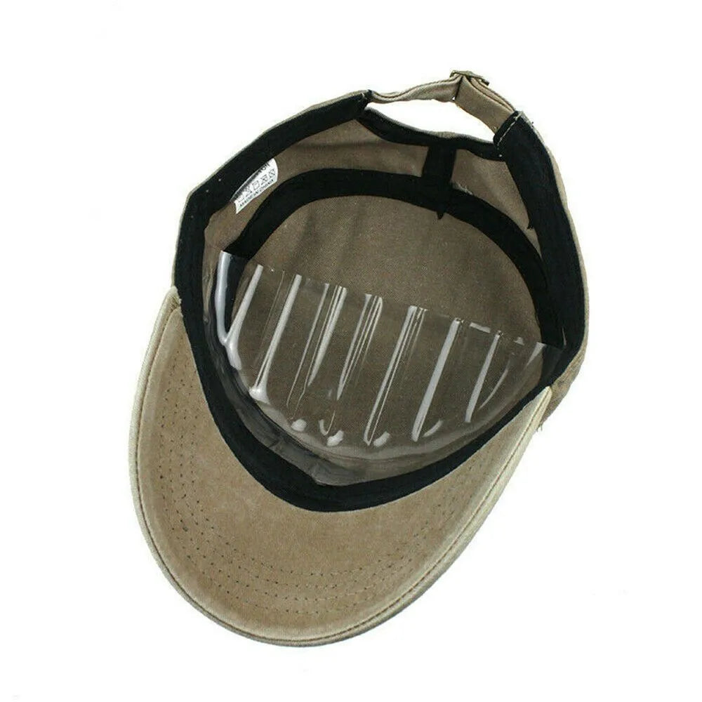 Eugeen | Washed Military Style Adjustable Cap