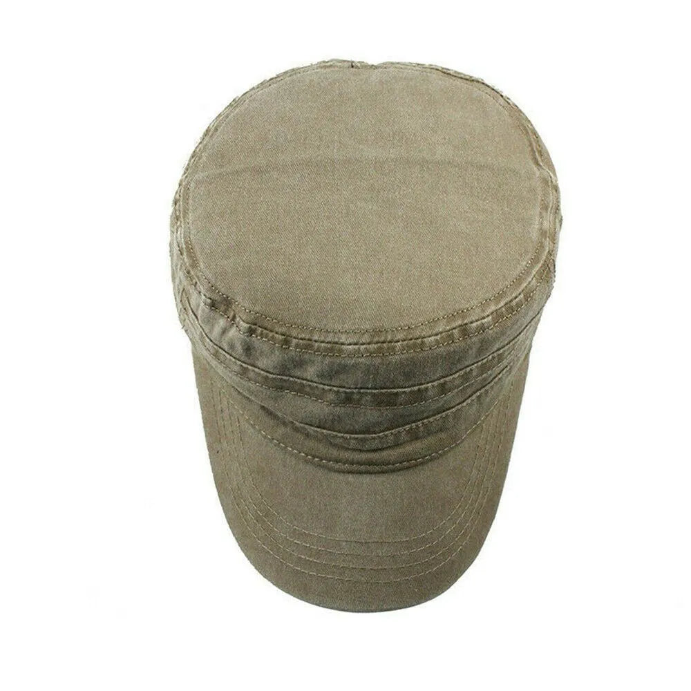 Eugeen | Washed Military Style Adjustable Cap