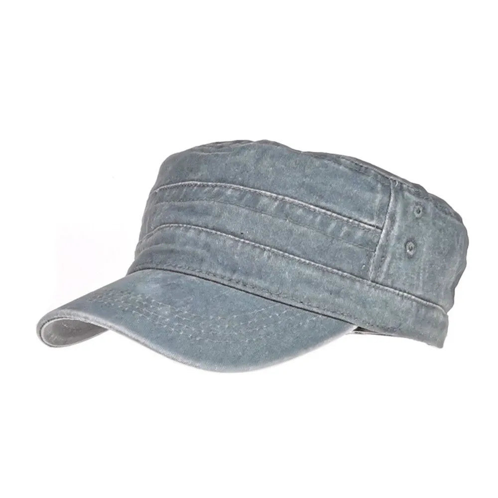 Eugeen | Washed Military Style Adjustable Cap