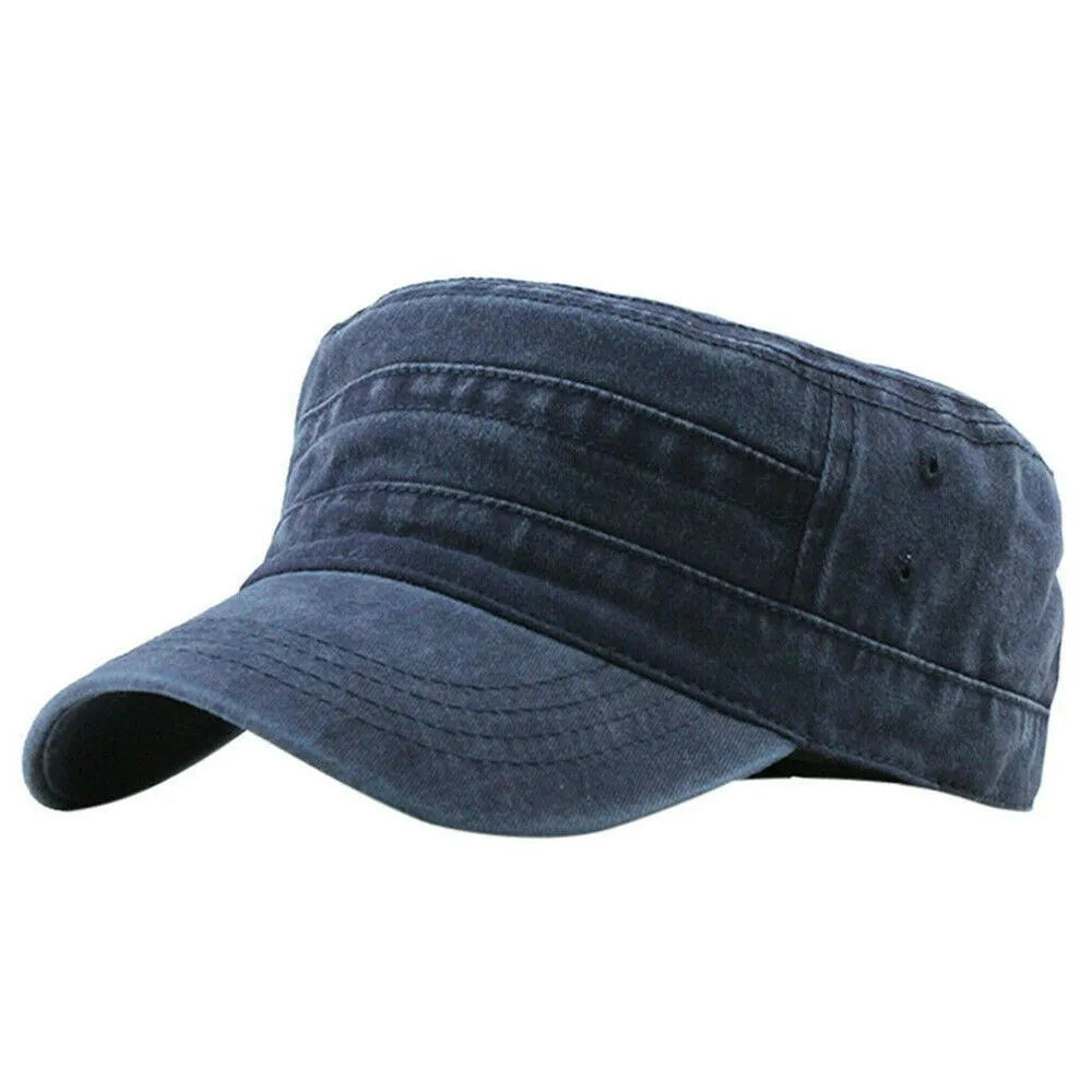 Eugeen | Washed Military Style Adjustable Cap