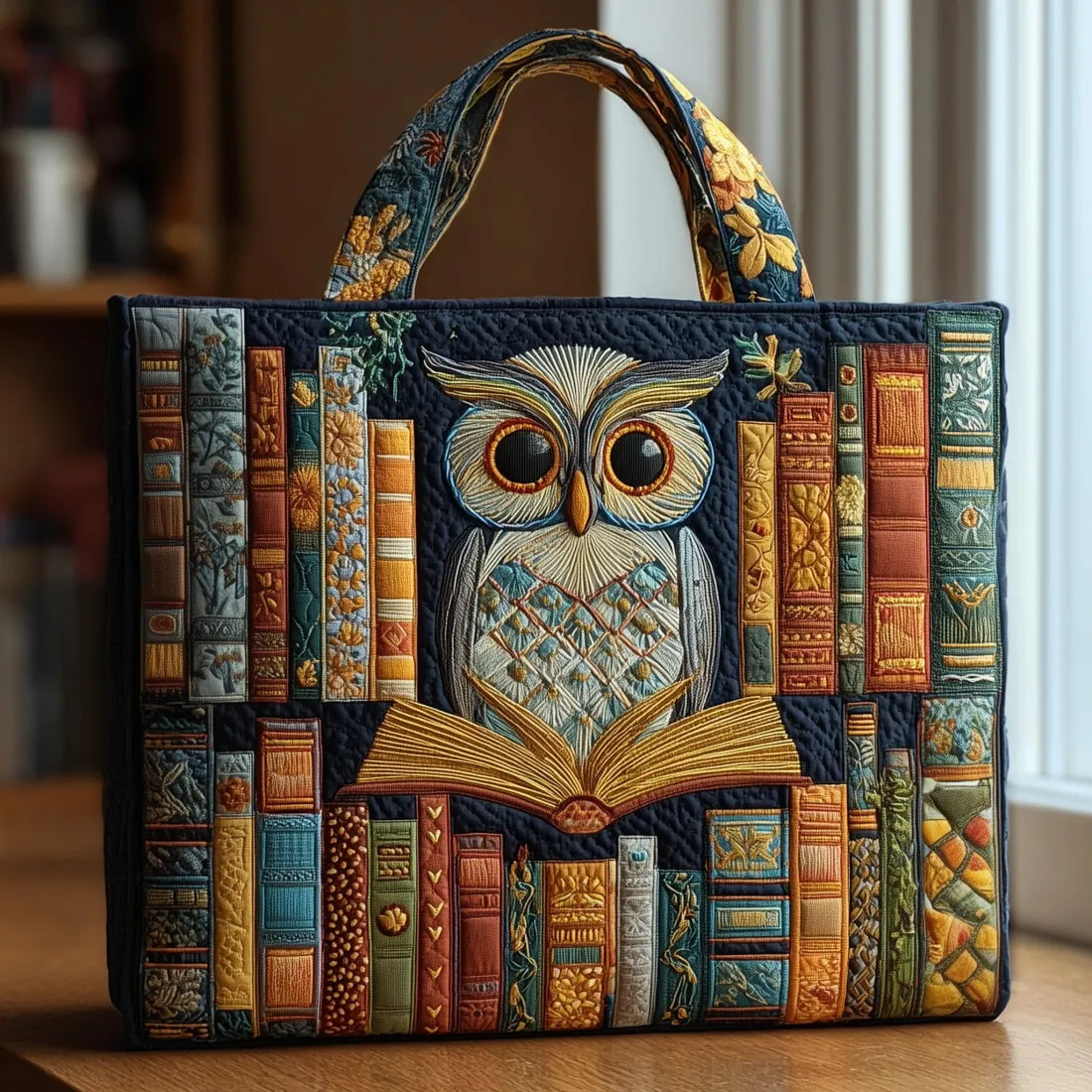 Tyliana | Tote Bag with Owl Book Print