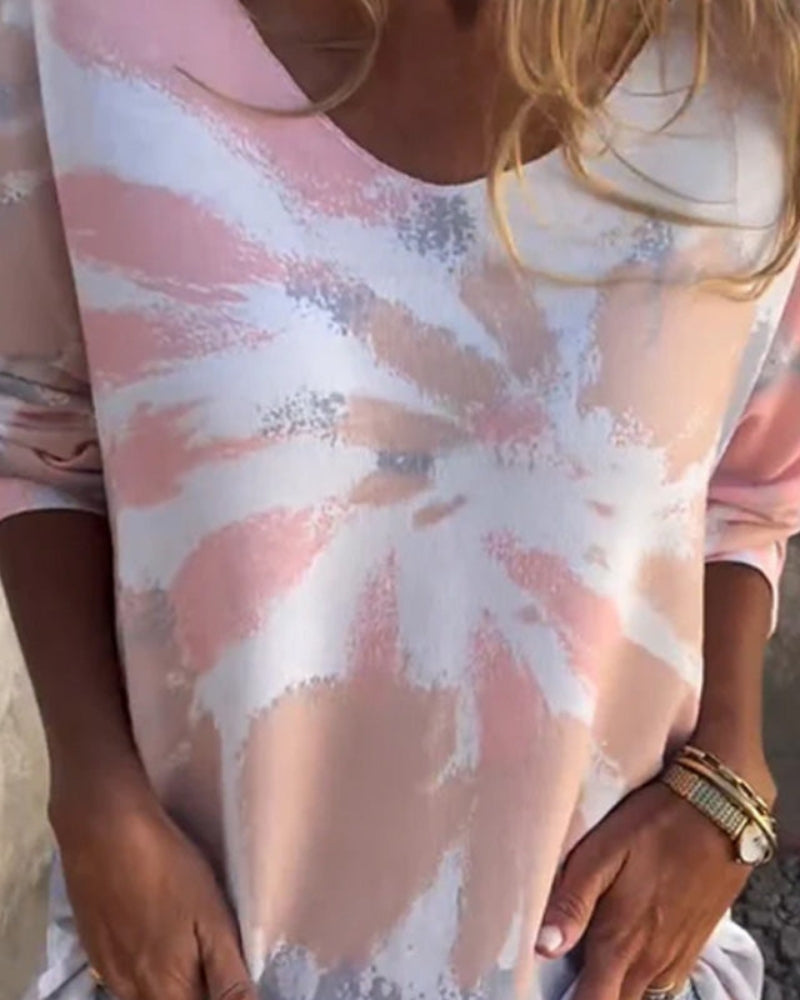 Kriselle | Tie-Dye Long Sleeve Top