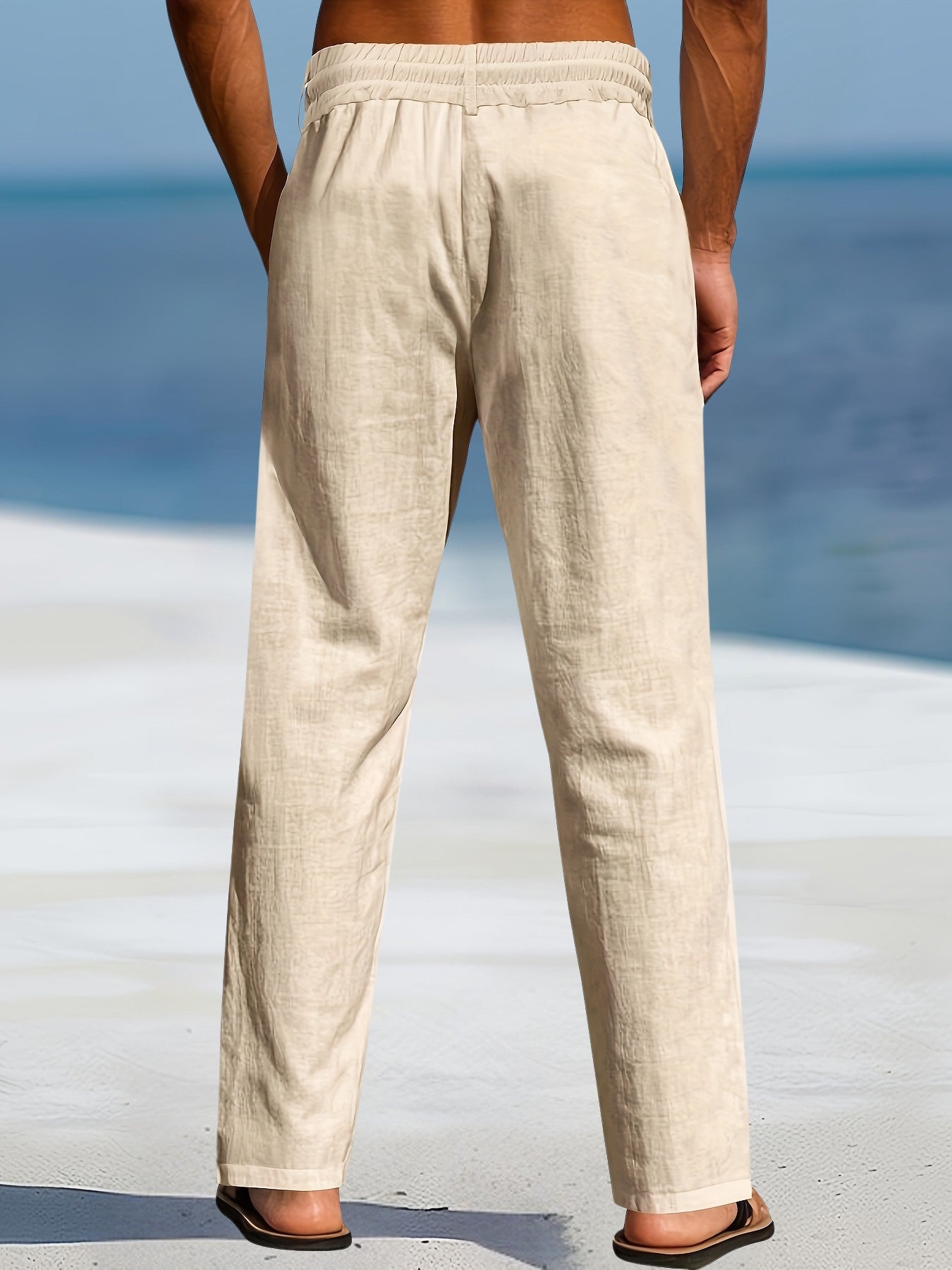 Aznar - Relaxed Drawstring Straight Leg Pants