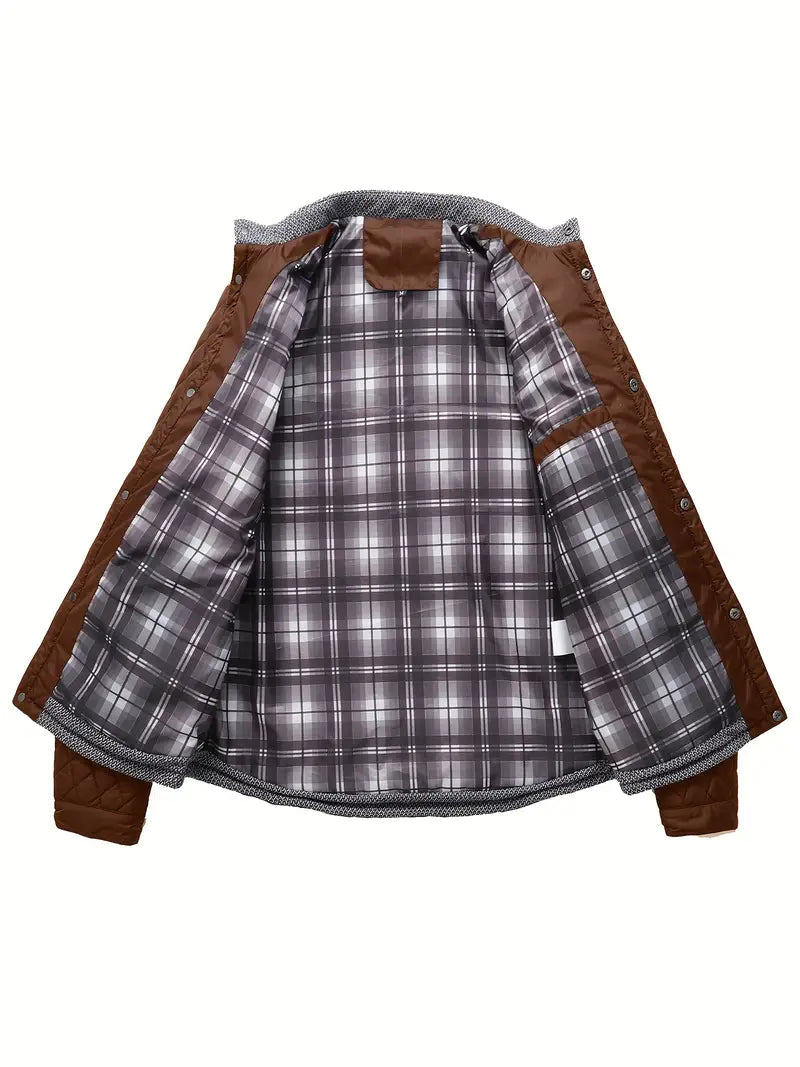 Proctor | Quilted Stand Collar Zip Jacket