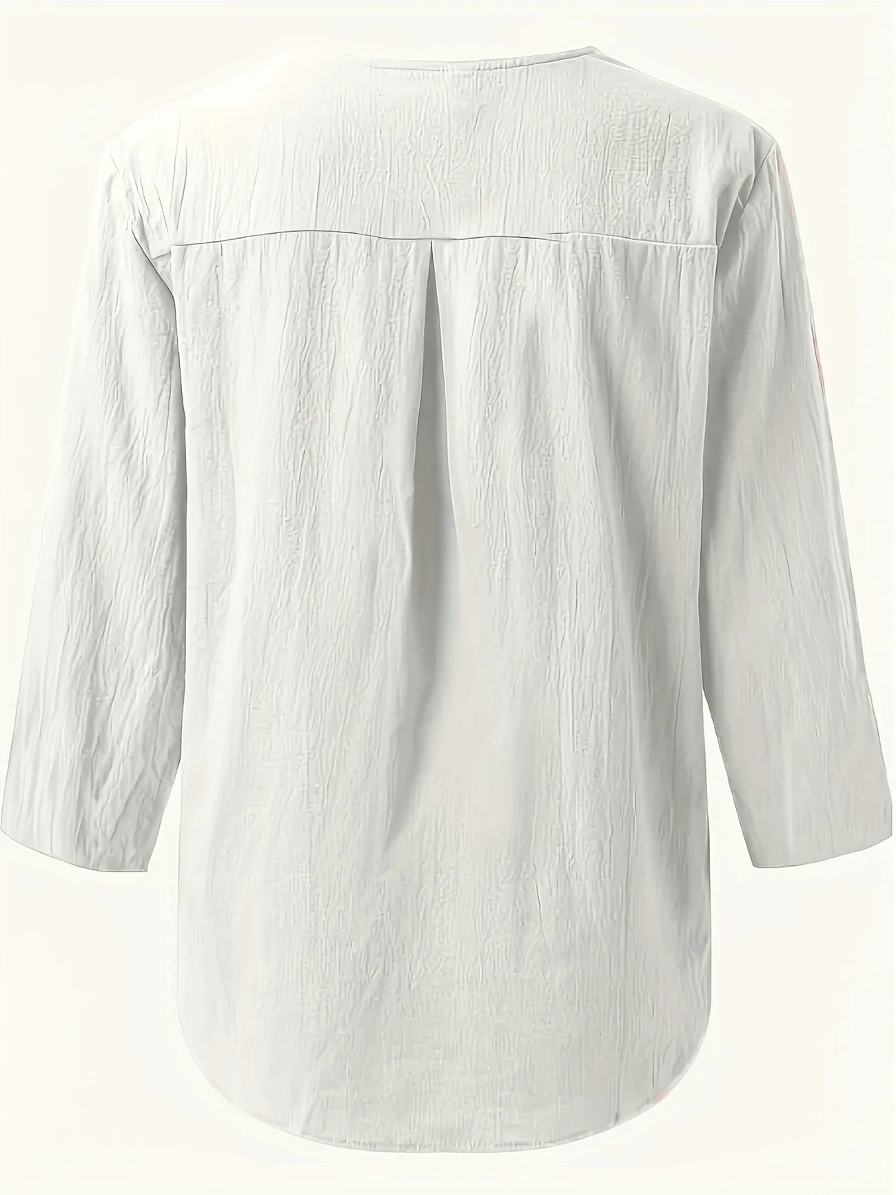 Mykaela | Blouse With Button V Neckline
