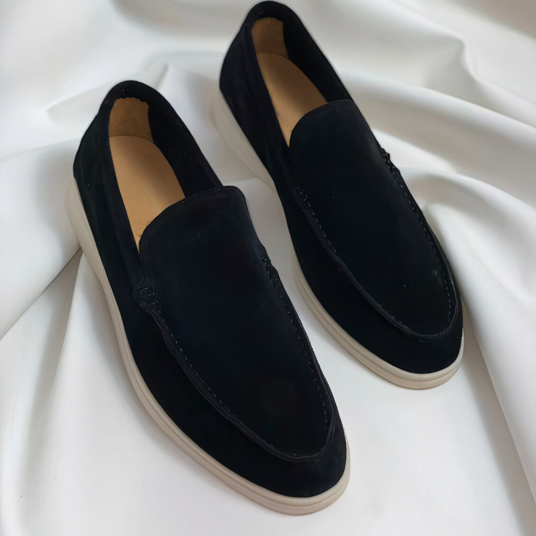 Bastien | Vintage Leather Slip-On Loafers