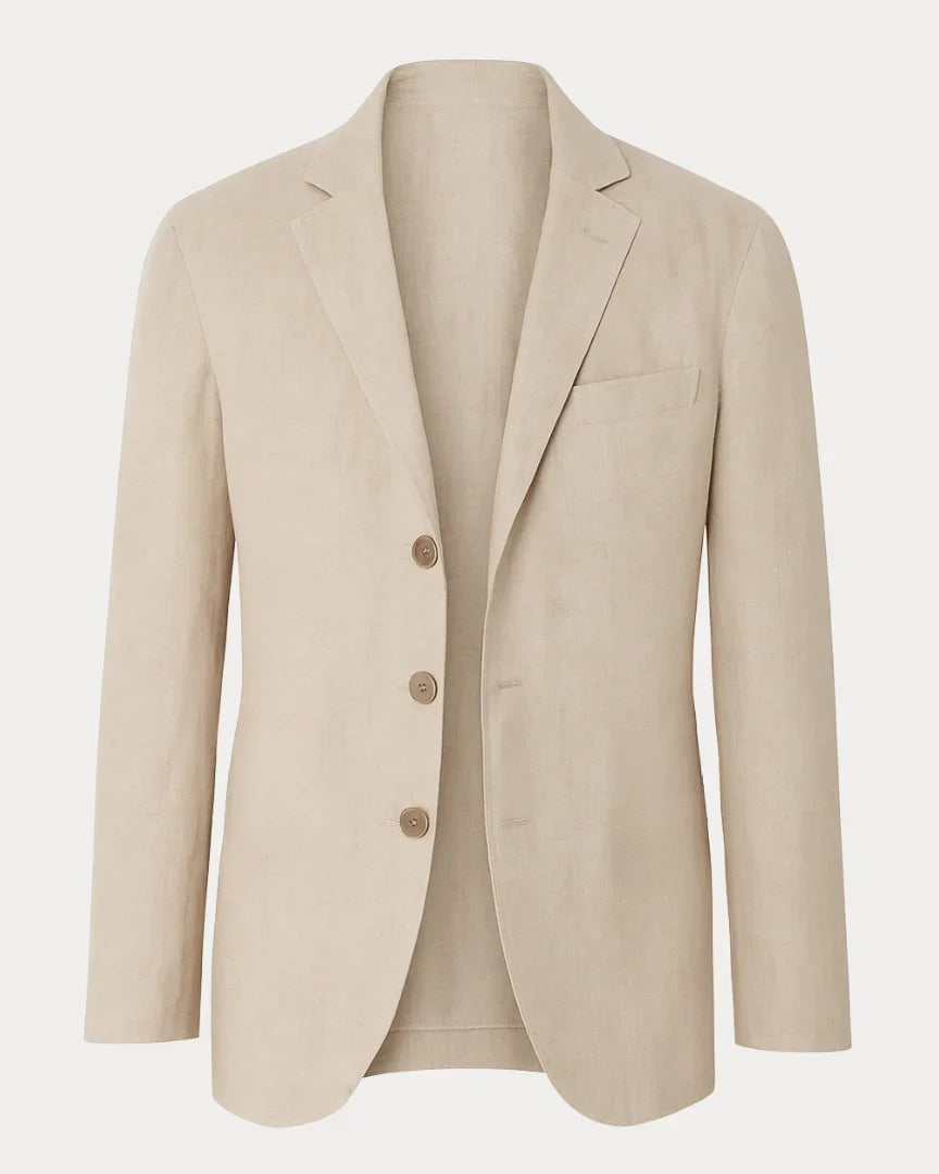 Faulkner  | Blazer With Notched Lapels and Patch Pockets