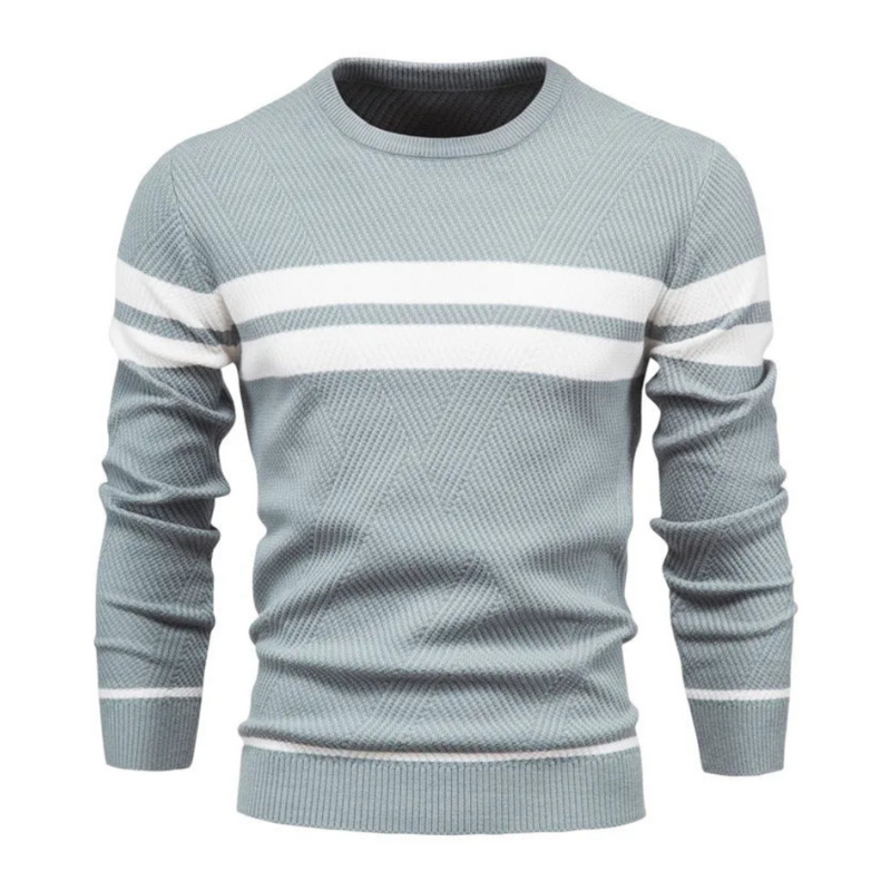 Arminas | Sweater Long Sleeve Striped Crew Neck Knit