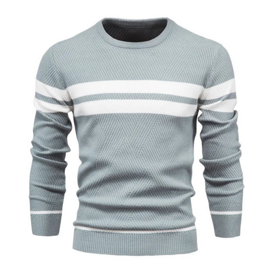 Arminas | Sweater Long Sleeve Striped Crew Neck Knit