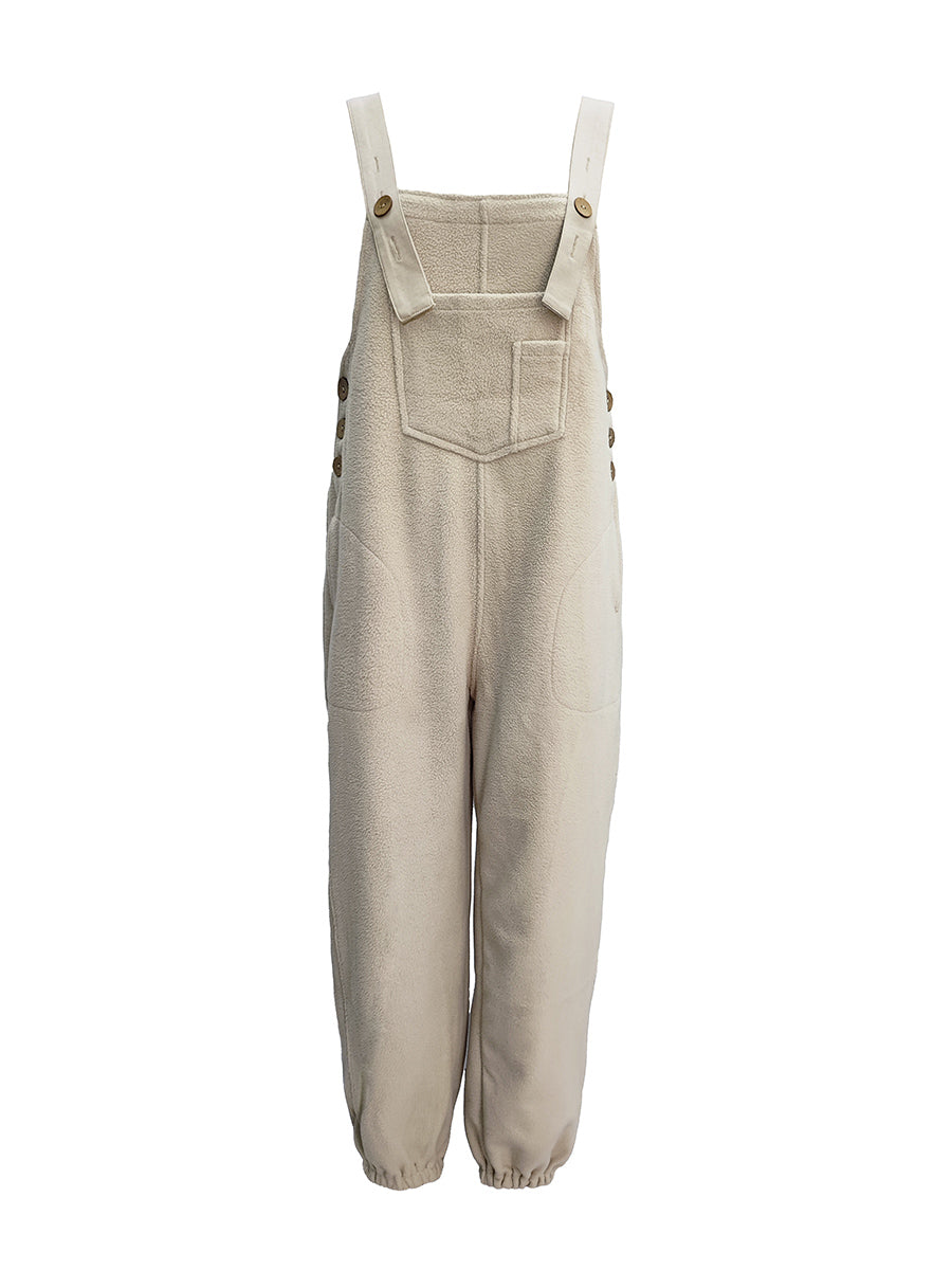 Clarice | Denim Overalls Loose Fit Distressed