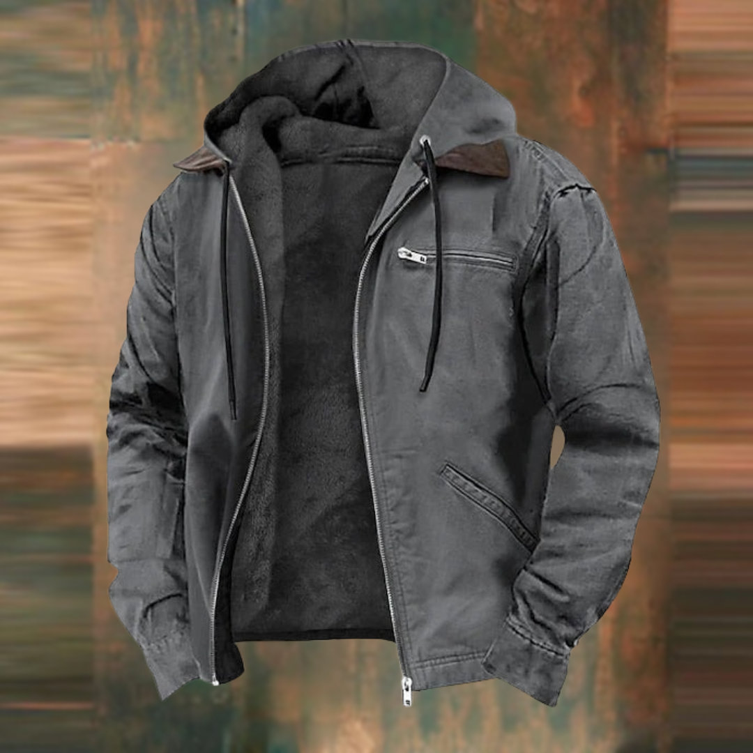 Alastair | Jacket With Hood and Zippered Chest Pocket