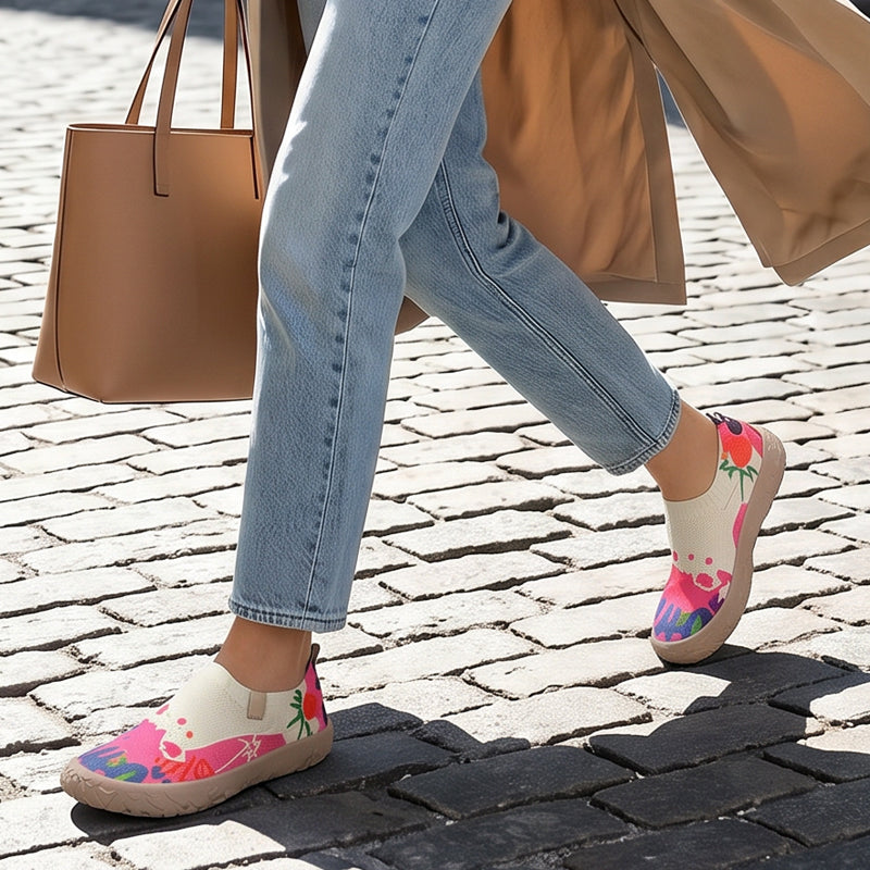 Farhia | Printed Slip On Casual Shoes