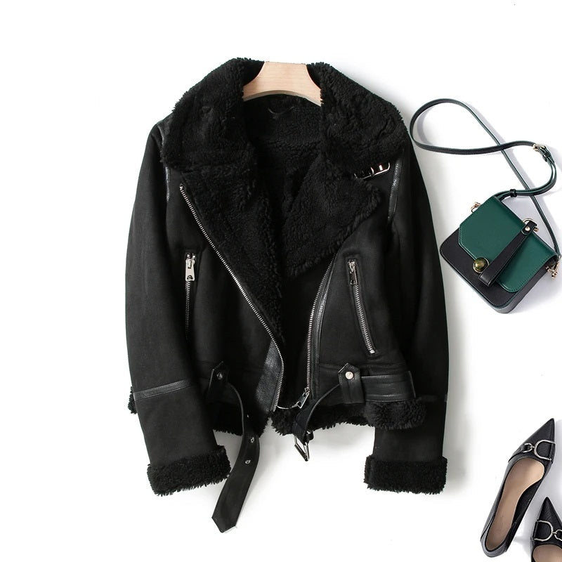 Odille | Warm Aviator Jacket with Vintage Style