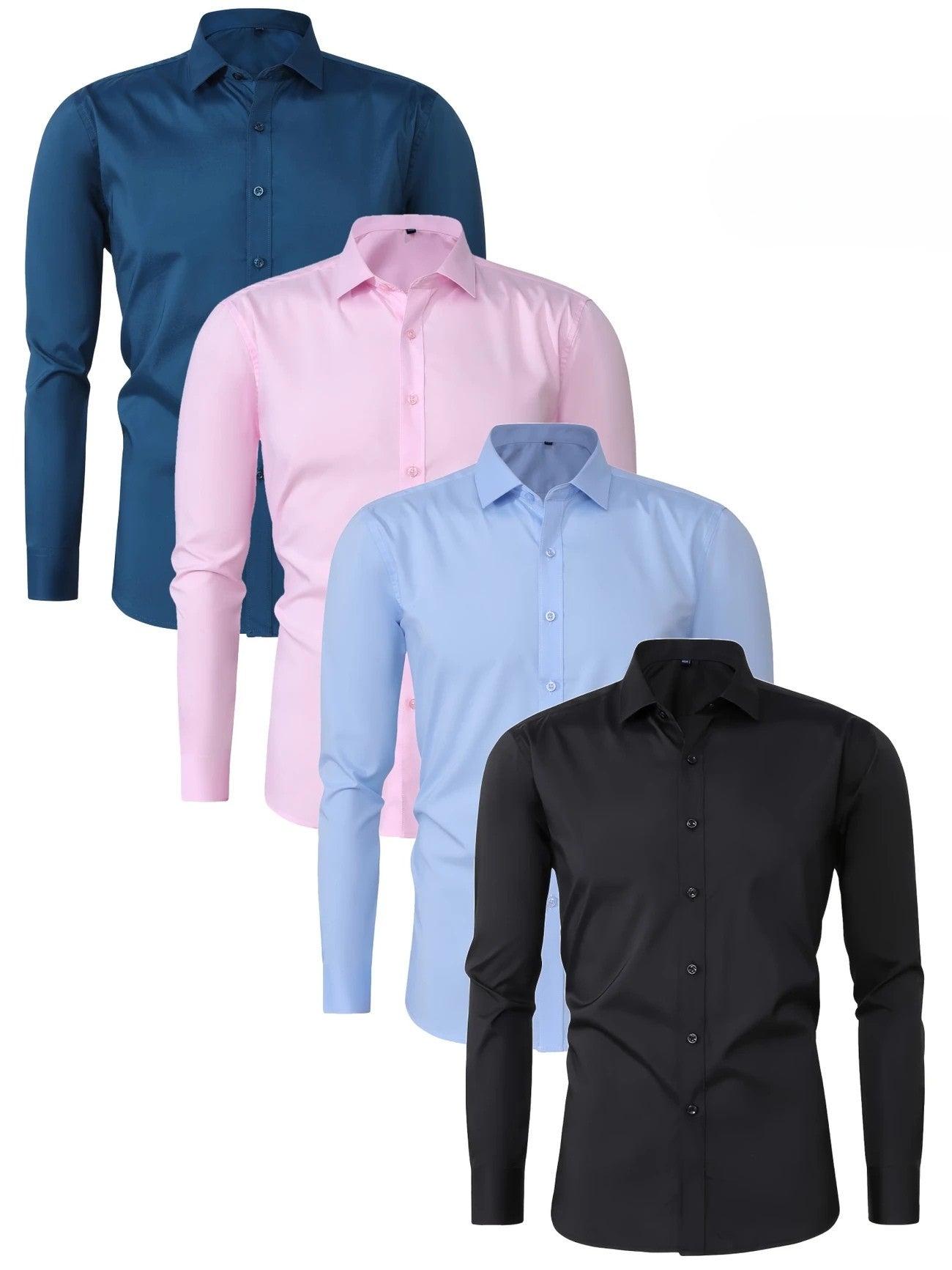Byron | Slim Fit Button Front Shirt