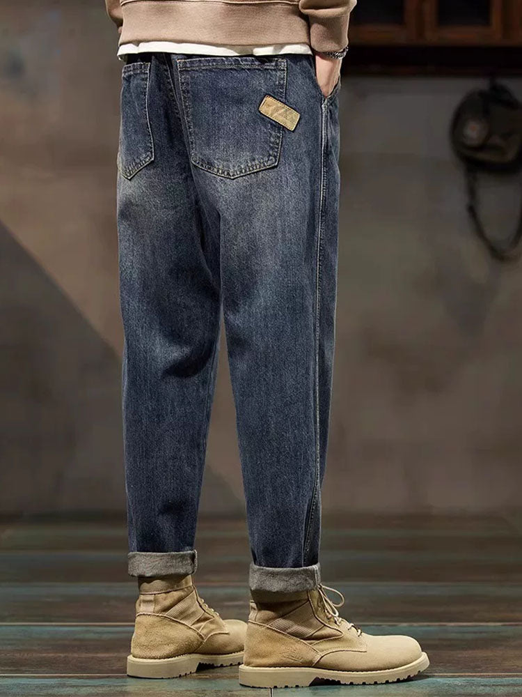 Grennar | Jeans with Vintage Wash Balloon Fit