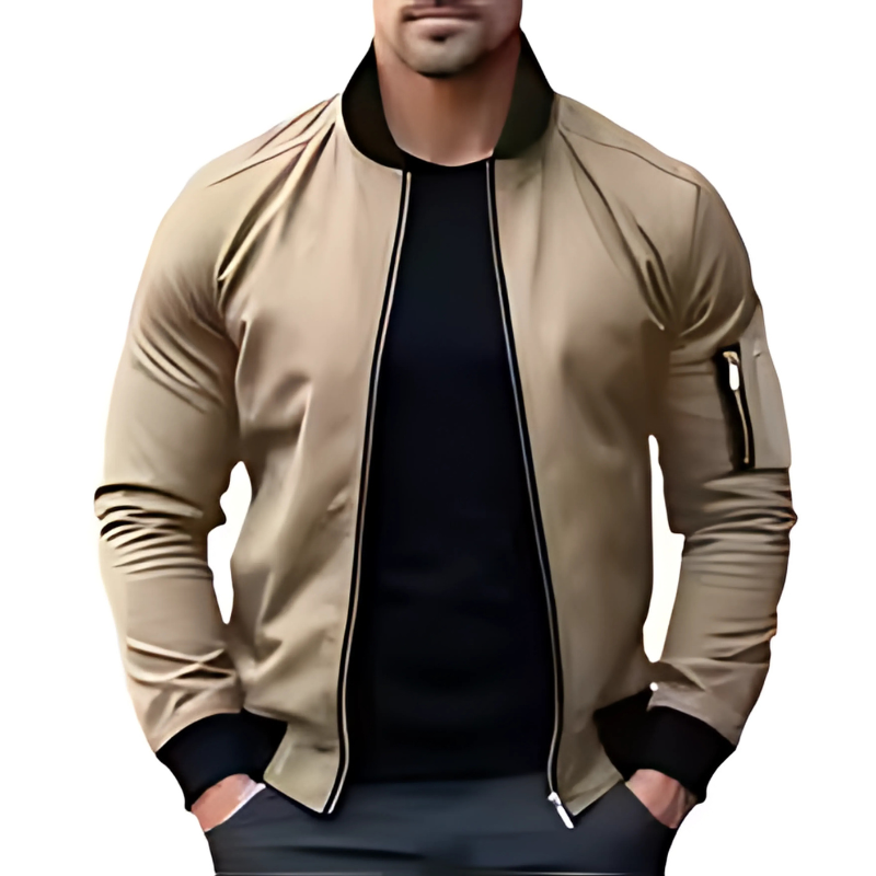 Gili | Bomber Jacket with Zip Sleeve Pocket