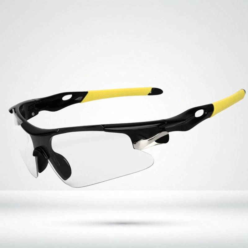 Salmeron - Sport Wraparound Sunglasses Mirrored Lens Lightweight Frame