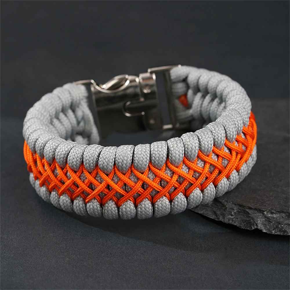 KnotVanta | Braided Cord Bracelet with Metal Buckle
