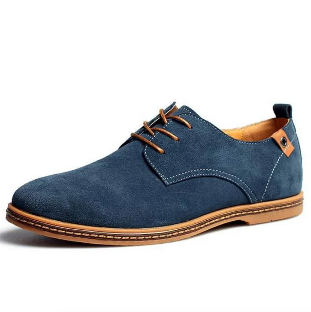 Steeve | Lace-Up Shoes Brown Suede-Feel Low-Top