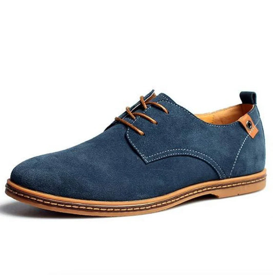 Steeve | Lace-Up Shoes Brown Suede-Feel Low-Top