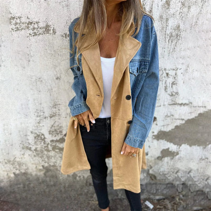 Mascha | Mid Length Double Breasted Trench Coat