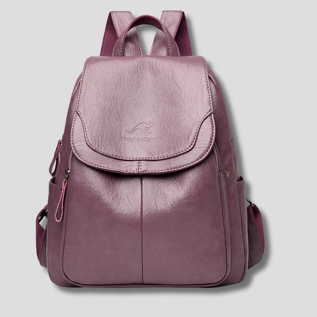 UrbanMuse | Backpack With Flap Top and Side Pockets