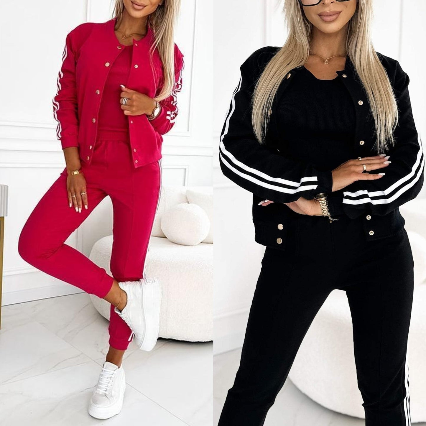 Kendra | Three Piece Jogger Lounge Set