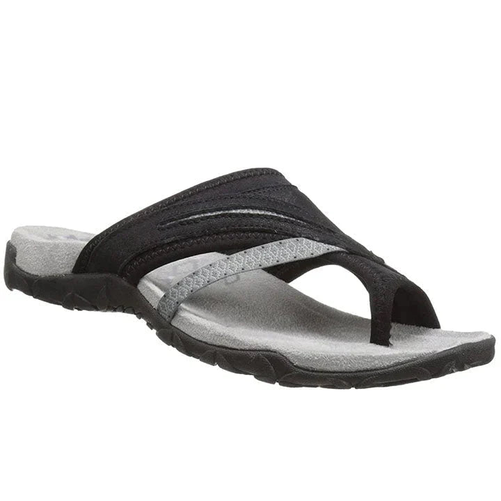 Afonina | Open Toe Thong Slide Sandals
