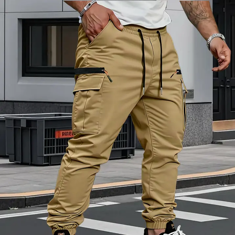 Masoon | Jogger Pants with Drawstring Waist and Pockets