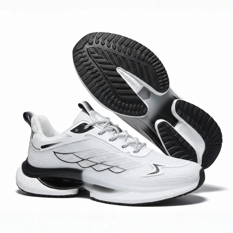 Lynda | Athletic Sneakers With Lace-Up Side Pattern
