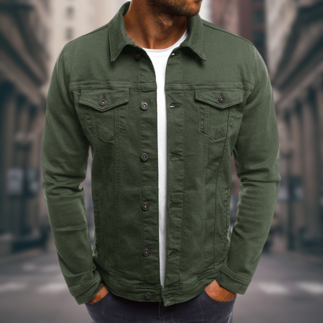 Rolando | Denim Style Button Jacket
